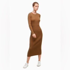 THE GROUP BABATON (ARITZIA) – STREEP DRESS - Rib-knit bodycon sweater dress. XS